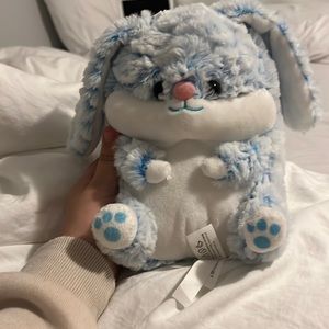 Blue Easter bunny